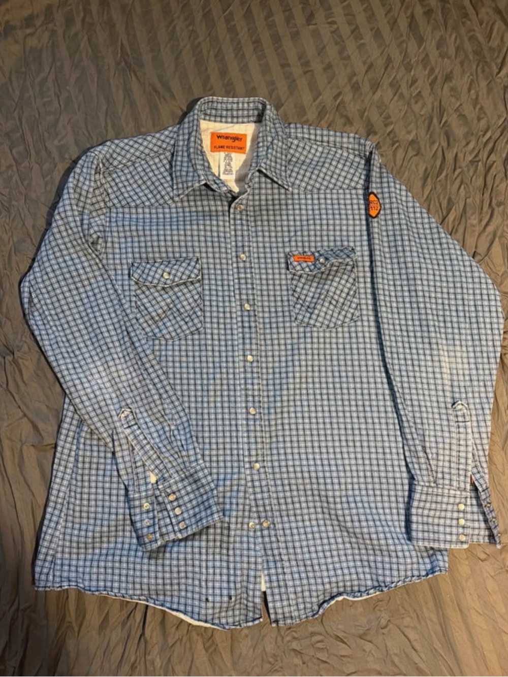 Wrangler Plaid Button-Down Shirt - XLT